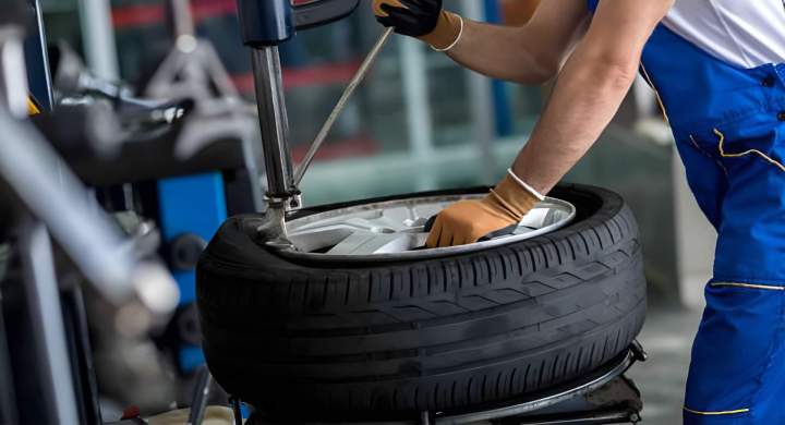 Installation rapide et soignée de vos pneus