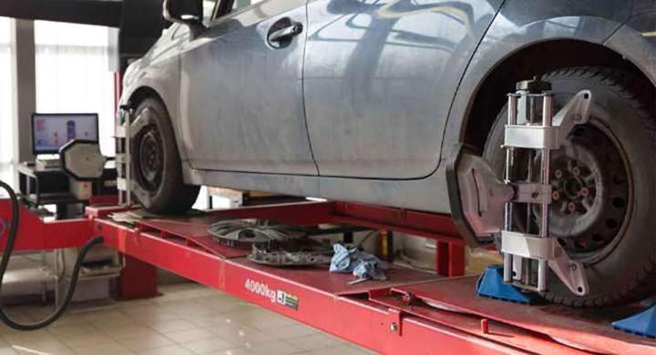 Contrôle technique de la géométrie d'un véhicule Ajaccio